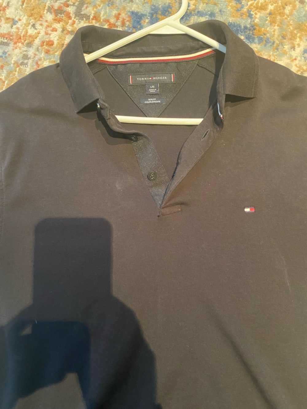Tommy Hilfiger Men’s Black Polo - Picture 2 of 5